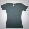 Camiseta Canelada Curta Baby Look