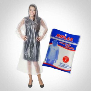 Capa de Chuva Adulto com Capuz