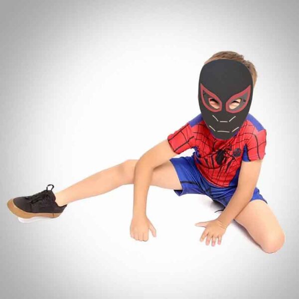 Fantasia infantil Masculina Homem Aranha Azul - Curta