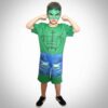 Fantasia infantil Masculina Hulk - Curta