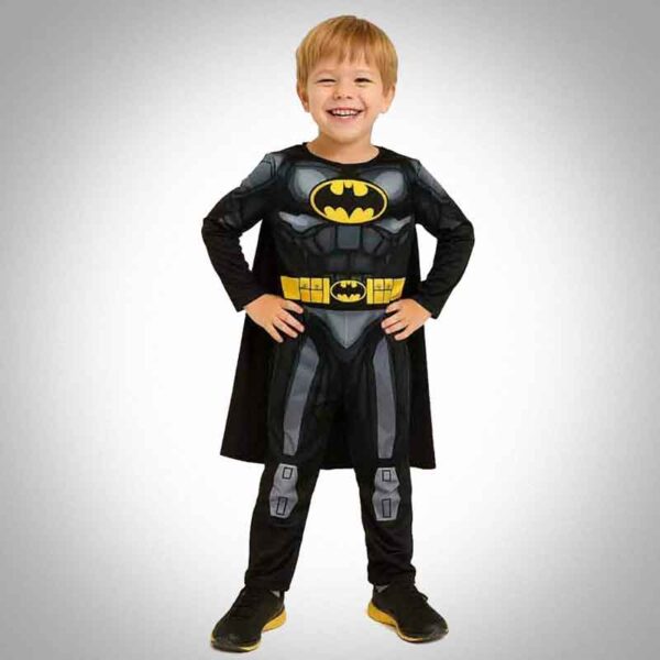 Fantasia infantil Masculina Batman - Longa