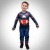 Fantasia infantil Masculina Capitão América - Longa