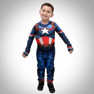 simone-uniformes-fantasia-masculina-capitao-america-longo Fantasia infantil Masculina Capitão América - Longa