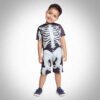 Fantasia infantil Masculina Esqueleto - Curta