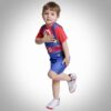 Fantasia infantil Masculina Mario Macacão Tradicional - Curta