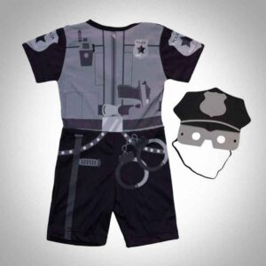 Fantasia infantil Masculina Policial - Curta