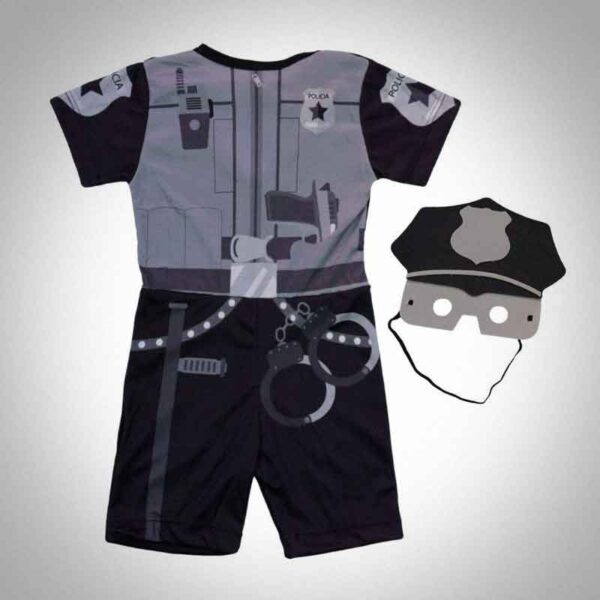 Fantasia infantil Masculina Policial - Curta