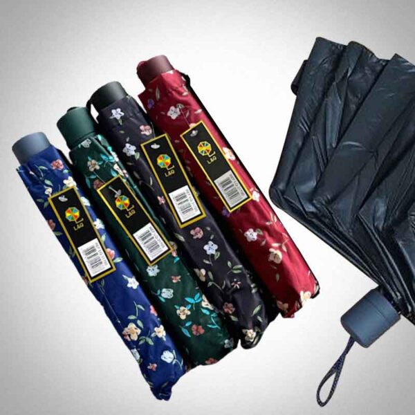 Guarda-chuva Sombrinha com Floral e UV Blackout