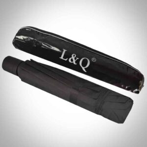 Guarda Chuva Preto com Case L&Q