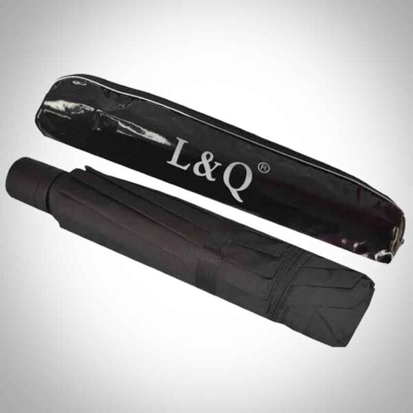 Guarda Chuva Preto com Case L&Q